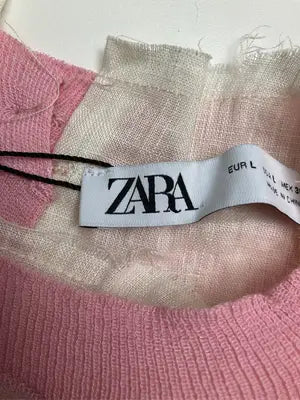 ZARA/ザラ/ニット/セーター/トップス/ピンク/EUR L/USA L/MEX 30