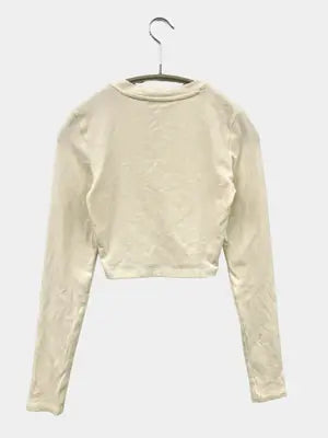 ZARA/ザラ/Tシャツ/カットソー/トップス/アイボリー/USA S