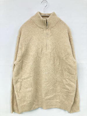 UNIQLO/ユニクロ/ニット/セーター/トップス/ベージュ/L