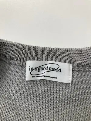 in a good mood/スウェット/トップス/グレー/ONE