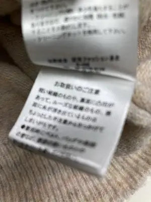 ニット/セーター/トップス/ベージュ/L
