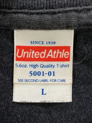 United Athle/ユナイテッドアスレ/Tシャツ/カットソー/トップス/ブラック/L