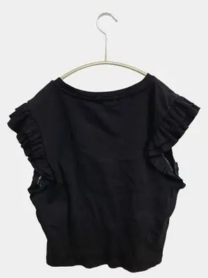 ZARA/ザラ/Tシャツ/カットソー/トップス/ブラック/USA L