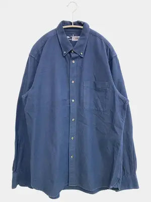 無印良品/ムジルシリョウヒン/シャツ/ブラウス/トップス/ネイビー/XL