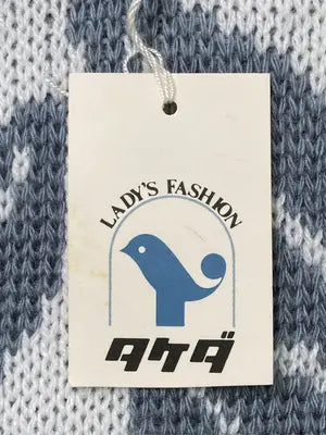 lady's knit/ニット/セーター/トップス/グレー/FREE