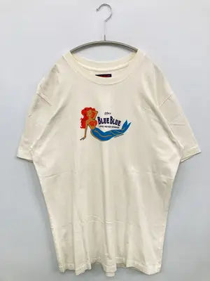 BLUE/BLUE/ブルーブルー/Tシャツ/カットソー/トップス/ホワイト