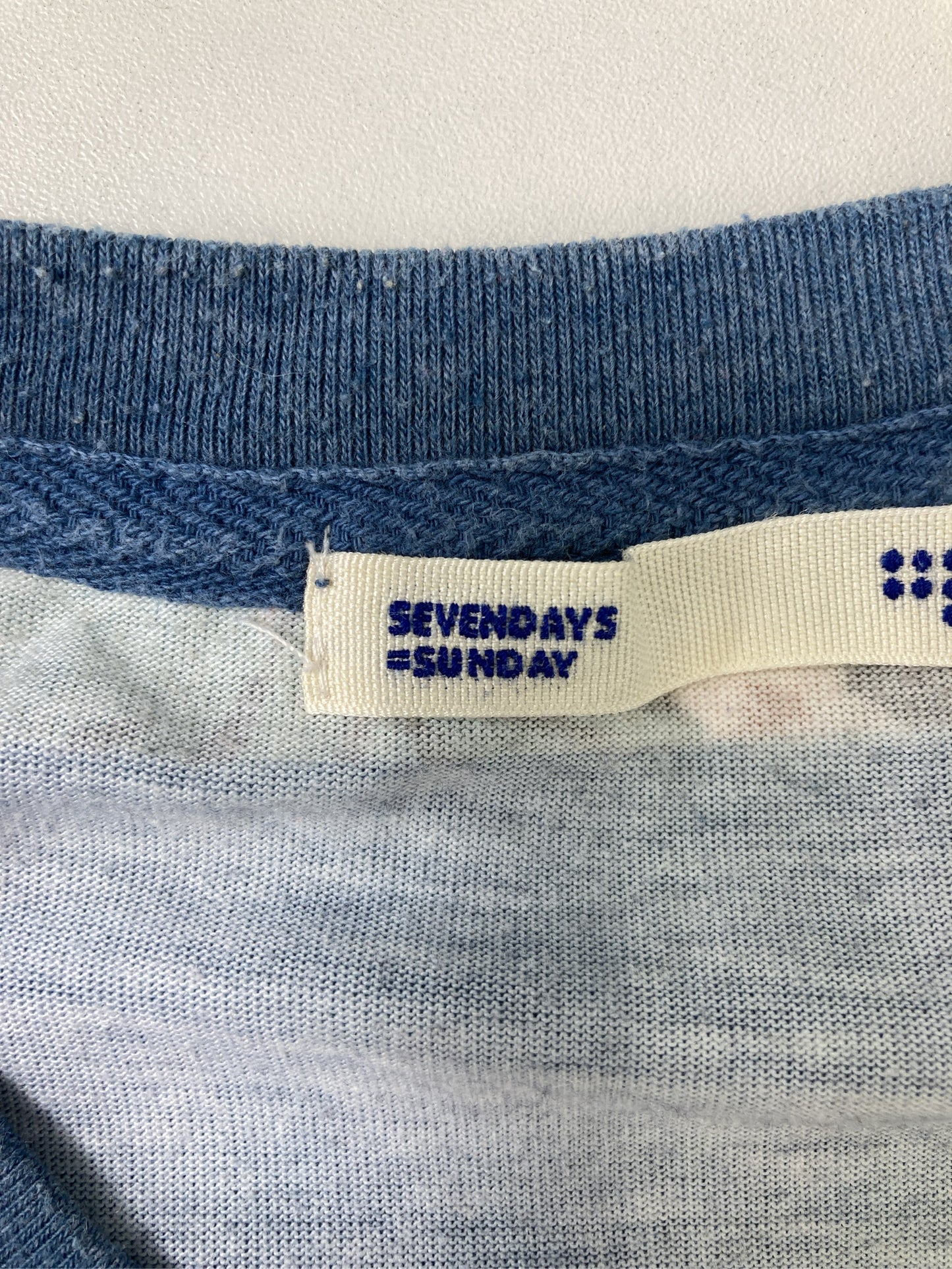 SEVENDAYS=SUNDAY/セブンデイズサンデイ/Tシャツ/カットソー/トップス/ブルー/S