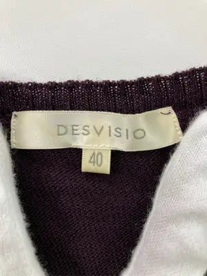 DESVISIO/ニット/セーター/トップス/パープル/40