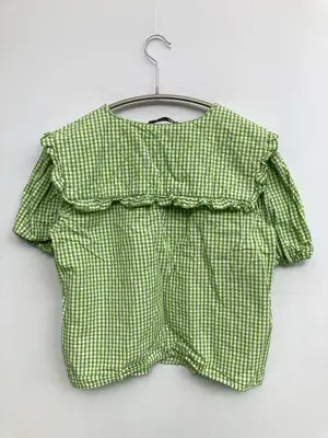 ZARA/ザラ/シャツ/ブラウス/トップス/グリーン/EUR XS