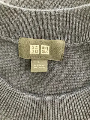 UNIQLO/ユニクロ/ニット/セーター/トップス/ネイビー/L