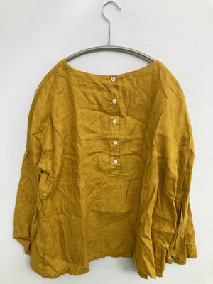 Sun Valley/サンバレー/シャツ/ブラウス/トップス/イエロー/M