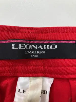 LEONARD/チノパンツ/パンツ/レッド