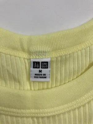 UNIQLO/ユニクロ/タンクトップ/トップス/イエロー/M