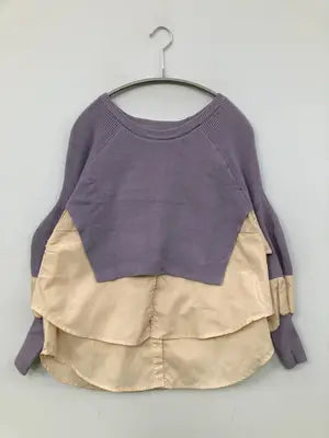 Bou Jeloud/ニット/セーター/トップス/パープル/FREE