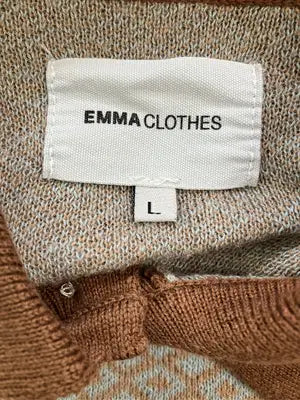 EMMA CLOTHES/エマクローズ/ポロシャツ/トップス/ブラウン/L