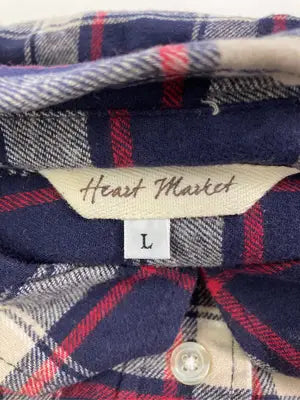 HEART MARKET/ハートマーケット/シャツワンピース/ワンピース/ドレス/ネイビー/L