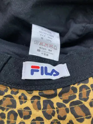 FILA/フィラ/バケットハット/帽子/ブラック/58cm