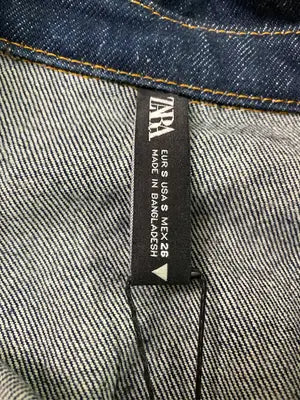 ZARA/ザラ/シャツワンピース/ワンピース/ドレス/ネイビー/USA S
