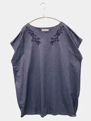 Naturalstore calof/Tシャツ/カットソー/トップス/ネイビー/3L