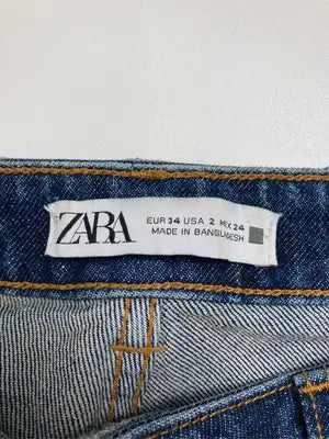 ZARA/ザラ/デニムパンツ/パンツ/ブルー/EUR34