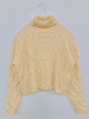 17kg/イチナナキログラム/ニット/セーター/トップス/イエロー/M