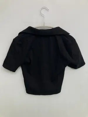 ZARA/ザラ/ポロシャツ/トップス/ブラック/USA S