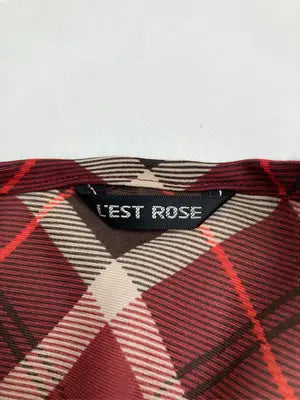 L `EST ROSE/レストローズ/チュニック/ワンピース/ドレス/レッド
