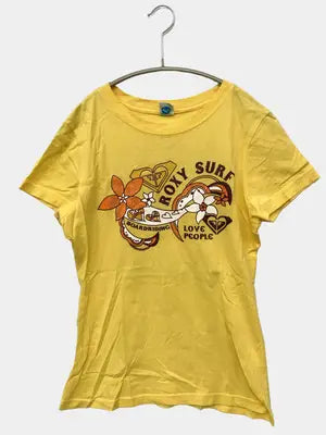 ROXY/ロキシー/Tシャツ/カットソー/トップス/イエロー/M