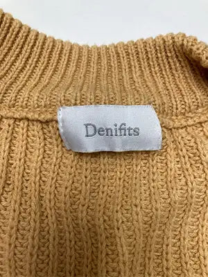 Denifits/カーディガン/ボレロ/トップス/ブラウン/L   バスト86～94   身長154～162