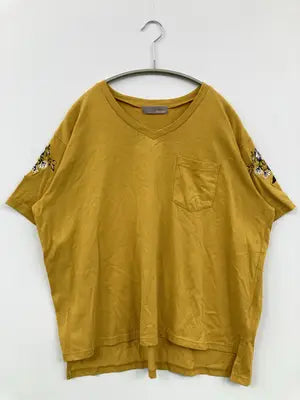 Blue Strive/ブルーストライブ/Tシャツ/カットソー/トップス/イエロー/3L