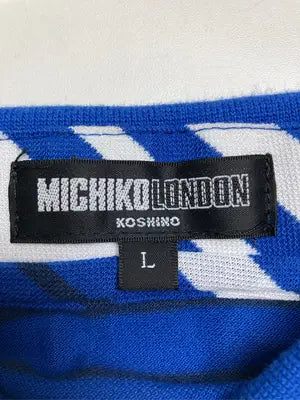MICHIKO LONDON/ミチコロンドン/ポロシャツ/トップス/ブルー/L