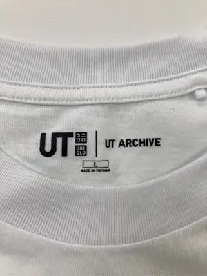 UNIQLO/ユニクロ/Tシャツ/カットソー/トップス/ホワイト/L