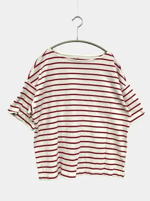 無印良品/ムジルシリョウヒン/Tシャツ/カットソー/トップス/レッド/S
