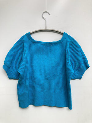 NICE CLAUP/ナイスクラップ/カーディガン/ボレロ/トップス/スカイブルー/F