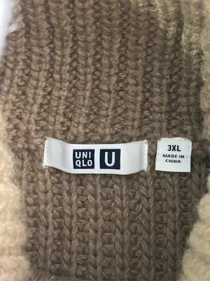 UNIQLO U/ユニクロユー/ニット/セーター/トップス/ブラウン/3XL