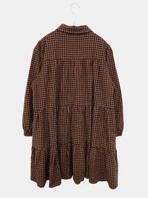 ZARA/ザラ/シャツワンピース/ワンピース/ドレス/ブラウン/M
