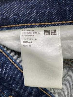 UNIQLO/ユニクロ/デニムパンツ/パンツ/ネイビー/28(70cm)