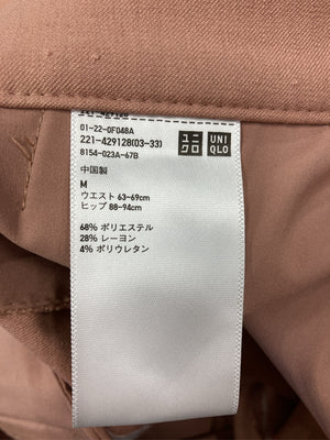 UNIQLO/ユニクロ/スラックス/パンツ/オレンジ/M