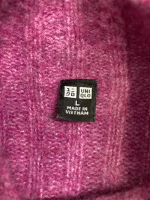 UNIQLO/ユニクロ/ニット/セーター/トップス/ピンク/L