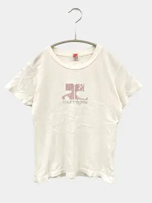 courreges/クレージュ/Tシャツ/カットソー/トップス/ホワイト/2L