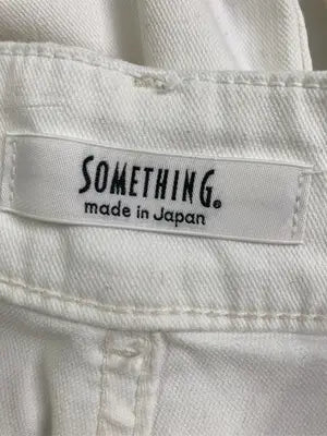 SOMETHING/サムシング/チノパンツ/パンツ/ホワイト/S