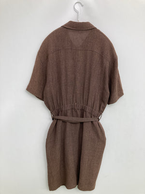 MON GRE/モングレ/シャツワンピース/ワンピース/ドレス/ブラウン