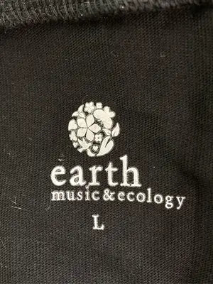 earth music&ecology/アースミュージックアンドエコロジー/Tシャツ/カットソー/トップス/ブラック/L
