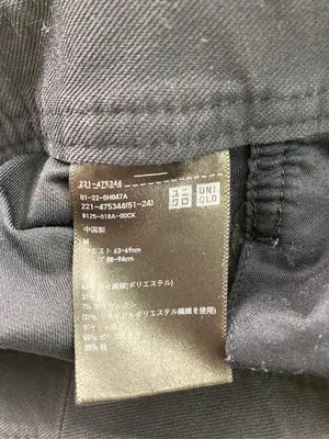 UNIQLO/ユニクロ/チノパンツ/パンツ/ブラック/M