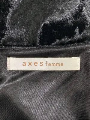 axes femme/アクシーズファム/チュニック/ワンピース/ドレス/ブラック/M