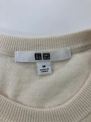 UNIQLO/ユニクロ/ニット/セーター/トップス/アイボリー/M