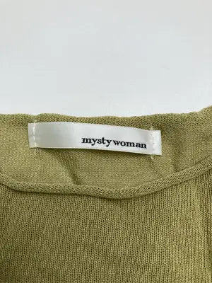 mysty woman/ミスティウーマン/Tシャツ/カットソー/トップス/カーキ/F