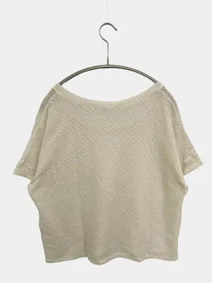 Tシャツ/カットソー/トップス/アイボリー/L