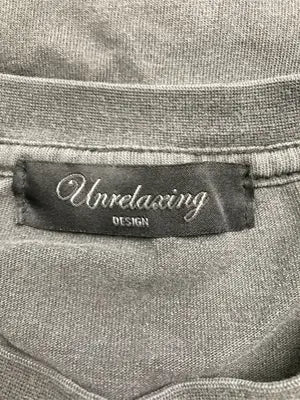 Unrelaxing/アンリラクシング/Tシャツ/カットソー/トップス/ブラック/MEDIUM