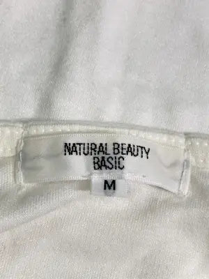NATURAL BEAUTY BASIC/ナチュラルビューティーベーシック/Tシャツ/カットソー/トップス/ホワイト/M